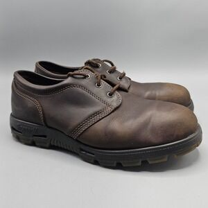 Redback Oxford Steel Toe Oil & Acid Resistant Work Shoes Men's U.S 10 Brown
